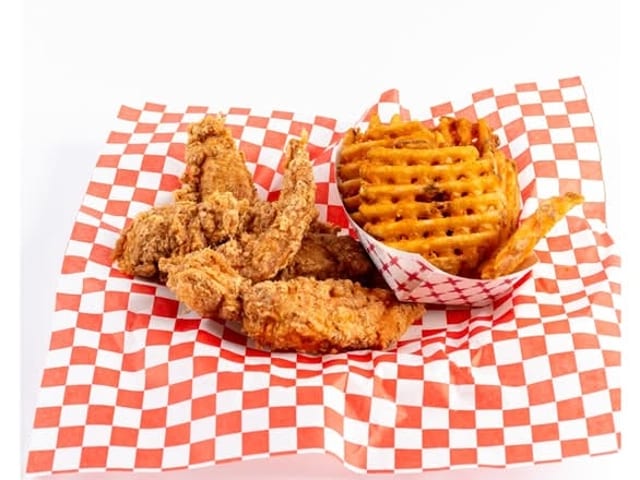 Chicken Strips & Fries - 12.