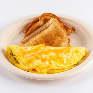 Meat Lovers Omelet with Toast