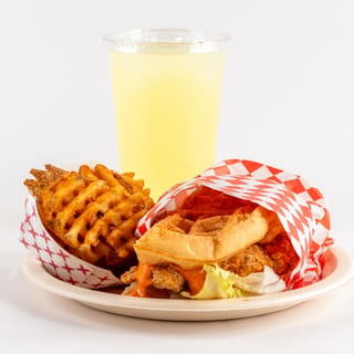 Blazin Chicken & Waffle Sandwich